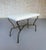 Pair of Spanish Mid-Century Modern Style Gilt Iron Benches With X-Stretchers For Sale - Image 10 of 18