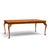Baker Furniture Stately Homes Queen Anne Walnut Expanding Dining Table With 3 Leaves For Sale In Chicago - Image 6 of 17