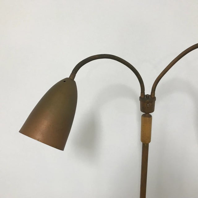 1960s Mid-Century Modern Gooseneck Floor Lamp For Sale - Image 4 of 7