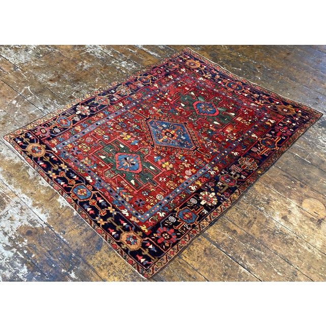 Antique Heriz Rug, 1890s For Sale - Image 5 of 18