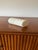White quartz desk organizer Italy 1980s H 8 cm - 22 × 8 cm. Conditions: excellent condition consistent with age and use.