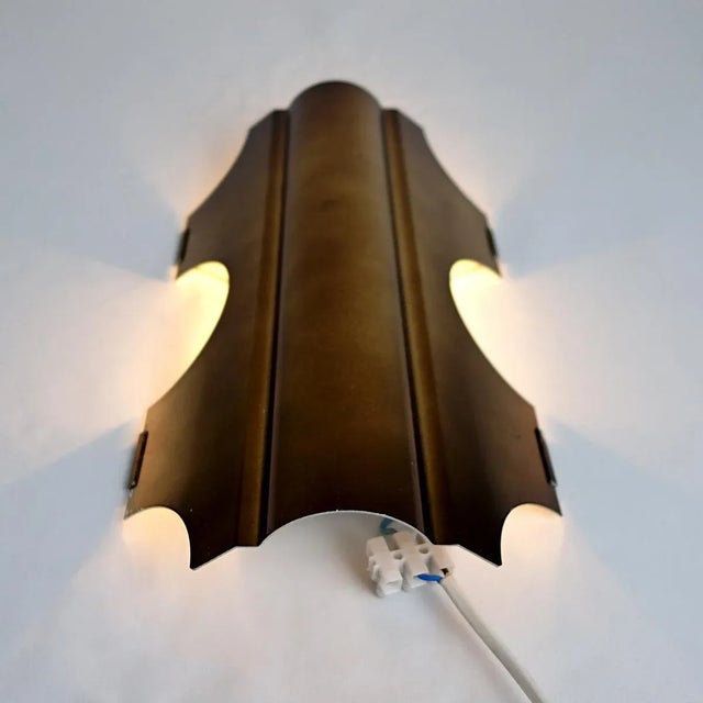 Bronze Sconces from Doria Leuchten, 1960s, Set of 6 For Sale - Image 4 of 7