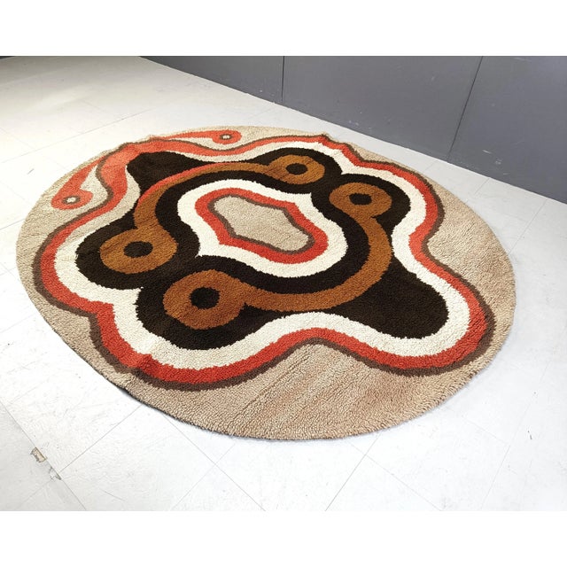 Postmodern Large Modernist Rug, 1970s For Sale - Image 3 of 7