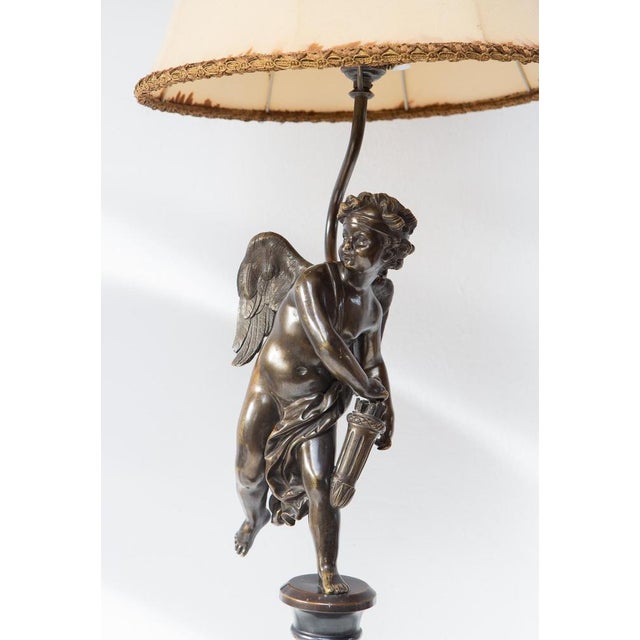 Large Table Lamp in Bronze, 1970s For Sale - Image 11 of 14
