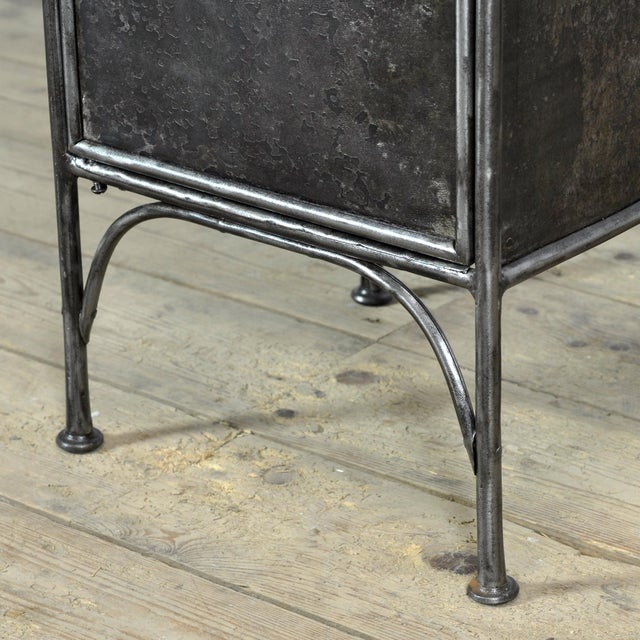 Iron Bedside Cabinet, 1910s For Sale - Image 13 of 15