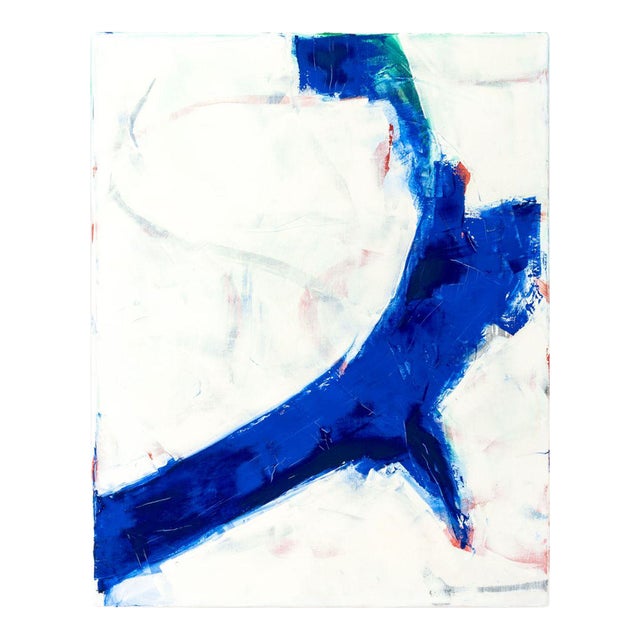 Robert O'Meara Abstract Composition in Blue Oil For Sale