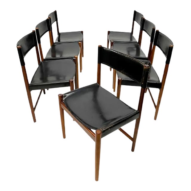 Dining Chairs by Kurt Østervig for Sibast, 1960s, Set of 7 For Sale