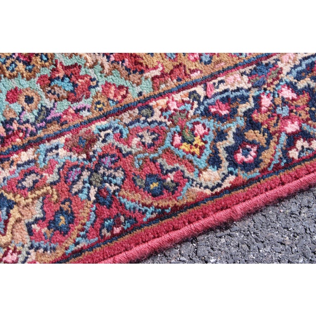 1980s Karastan Multi Color Wool Runner Rug For Sale - Image 5 of 12