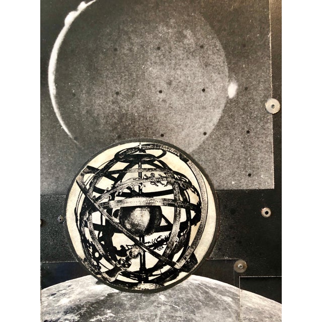 1970s Vera Simons, Josias Astronomical Clock Watch Parts Assemblage Photo Planet Collage Photograph, 1983 For Sale - Image 5 of 8