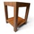 Custom Parsons Walnut Bedside Tables- A Pair For Sale - Image 4 of 5