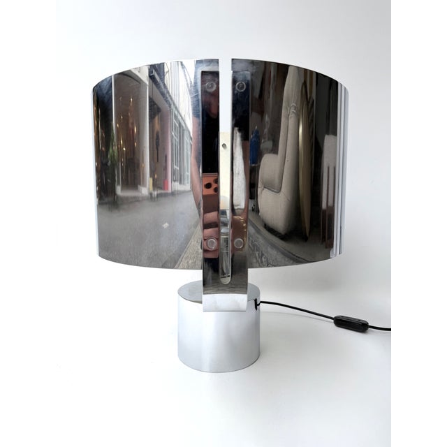 Pair of Lamps Metal by Paolo Caliari for Linea T. Italy, 1970s For Sale - Image 13 of 17