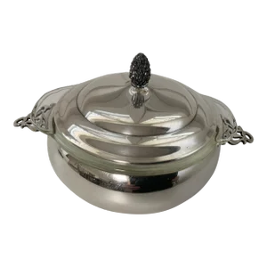 Vintage Petite Sheffield Chaffing Dish/ Covered Dish