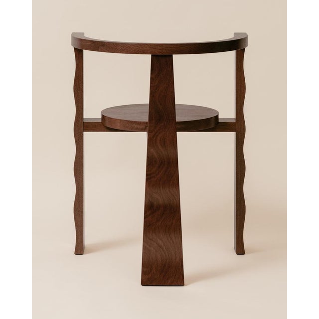 Puro Chair in Stained Oak by Elina Ulvio For Sale - Image 4 of 18