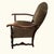 1930s Carved Armchair – Antique Wood Library Chair For Sale - Image 6 of 14