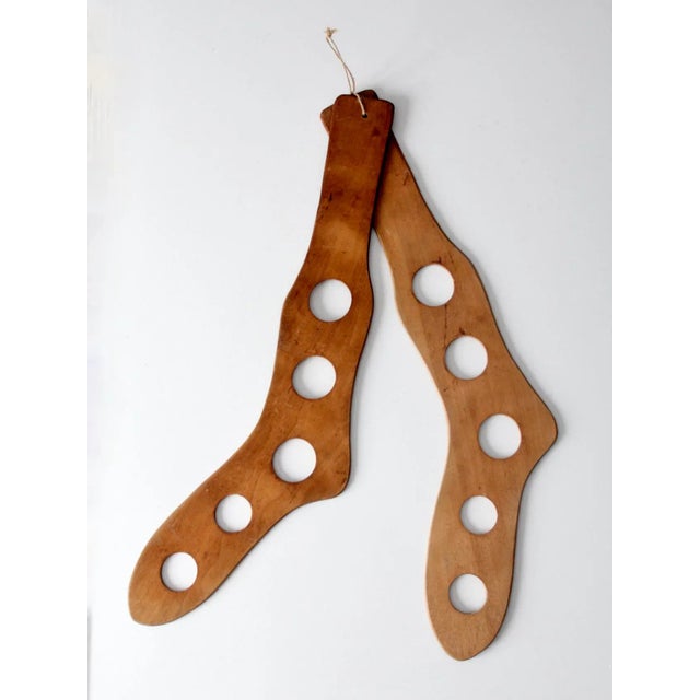 Antique Wooden Stocking Stretchers For Sale - Image 6 of 6