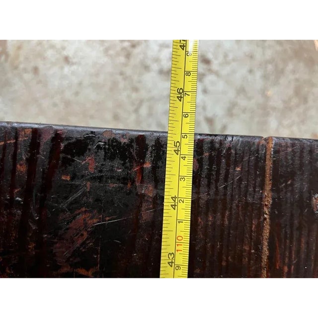 Antique Primitive Country Pine Bench. Solid wood, very sturdy Circa 19th century to early 20th century Approximate...