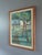 Mid 20th Century Mid-Century Modern 'Pathway to the Sea' Vintage Original Landscape Oil Painting, Framed For Sale - Image 5 of 13