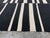 Modern 8ft 9in × 12ft 3in Four Hands Willow Offset Black Stripe Cotton Area Rug For Sale - Image 3 of 12