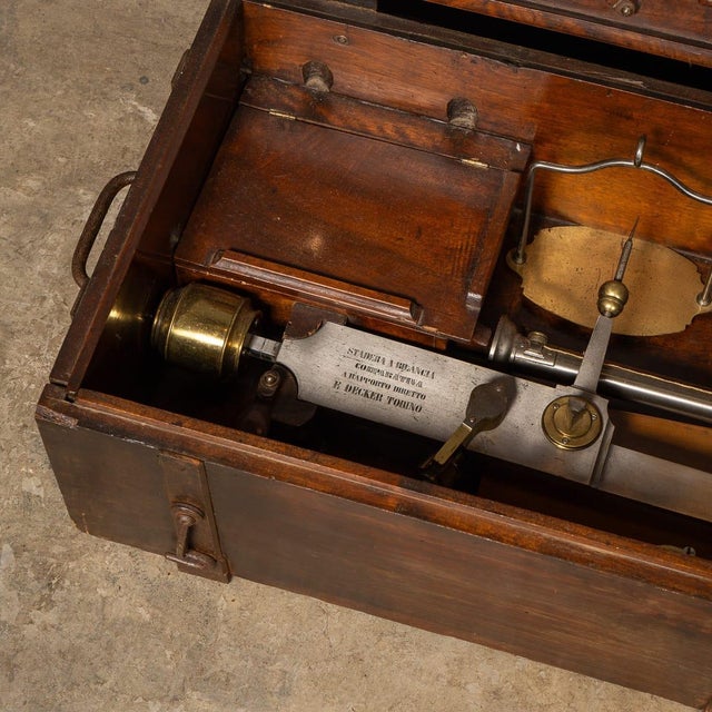Antique Italian Balance Scales from Decker, Turin, Italy, 1870s For Sale - Image 10 of 18