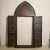 This is a fabulous handpainted Moroccan arched/arrow window with intricate traditional Moorish motifs and flourishes in a...