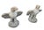 2000 - 2009 Pair of Vintage Cast Stone Eagle Garden Statues For Sale - Image 5 of 12