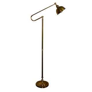 Mid-Century Brass Floor Lamp For Sale