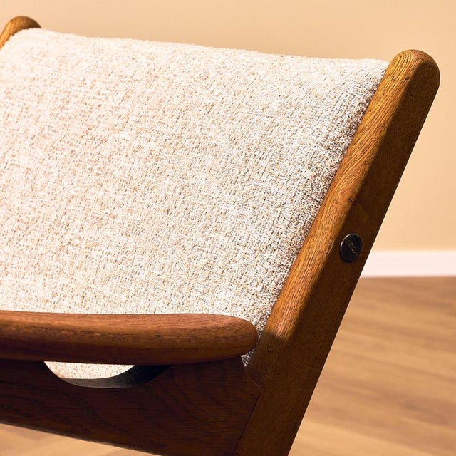 Danish Armchairs in Oak and Teak by Arne-Hovmand Olsen, 1950, Set of 2 For Sale - Image 9 of 12