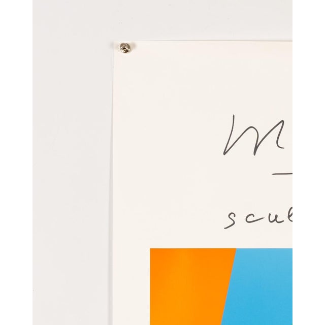 1990s Sculpture and Graphics Original Exhibition Poster by Max Bill, 1992 For Sale - Image 5 of 9