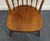 Brown S. Bent Bros. Rustic Country French Style Solid Oak Cattail Dining Side Chair 736 For Sale - Image 8 of 11