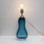 Mid-Century Modern Italian Blue Murano Sommerso Glass Table Lamps, 2000, Set of 2 For Sale - Image 4 of 8