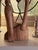 Wood Vintage Ghanaian Hand-Carved Wood Abstract Seated Figure Sculpture For Sale - Image 7 of 10