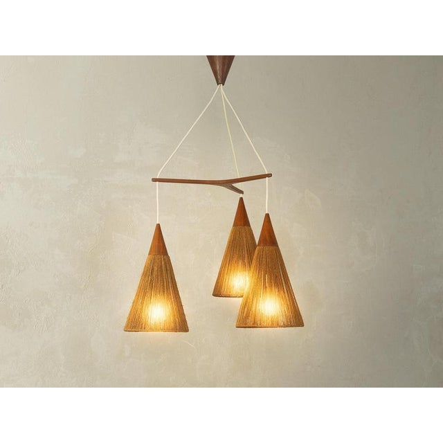 Vintage Hanging Lamp by Ib Fabiansen for Fog & Mørup, 1960s For Sale - Image 10 of 10