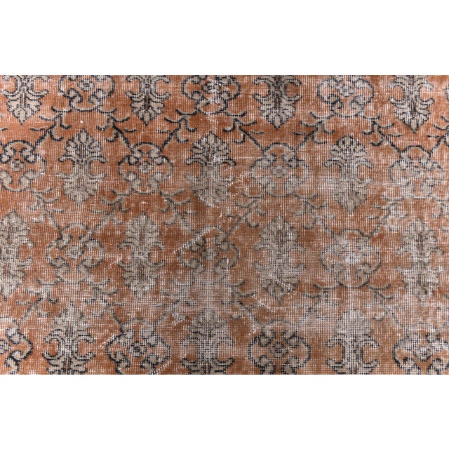 Vintage Turkish Rug in Wool, 1960s For Sale - Image 5 of 12