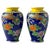 Blue Japanese Chinoiserie Style Blue and Yellow Porcelain Bud Vases, 1960s, Set of 2 For Sale - Image 8 of 8