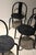 Metal Vintage IKEA Maxmo Dining Chairs | Set of 4 Italian Modern Black Metal Chairs For Sale - Image 7 of 8