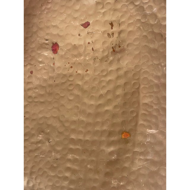 1980s Hammered Copper Oval Tray With Cast Grape Brass Handles For Sale - Image 5 of 6