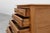 Brown Industrial Oak Filing Cabinet with Brass Handles, United Kingdom, 1920s For Sale - Image 8 of 15