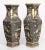1900 - 1909 Antique Chinese Gilt Papier-Mâché Vases, a Pair For Sale - Image 5 of 12