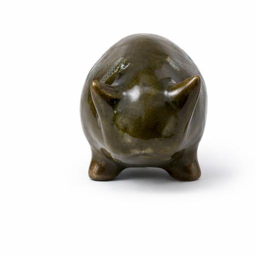 Studio Pottery Bulls by Elizabeth Skipworth, Set of 2 For Sale - Image 6 of 16