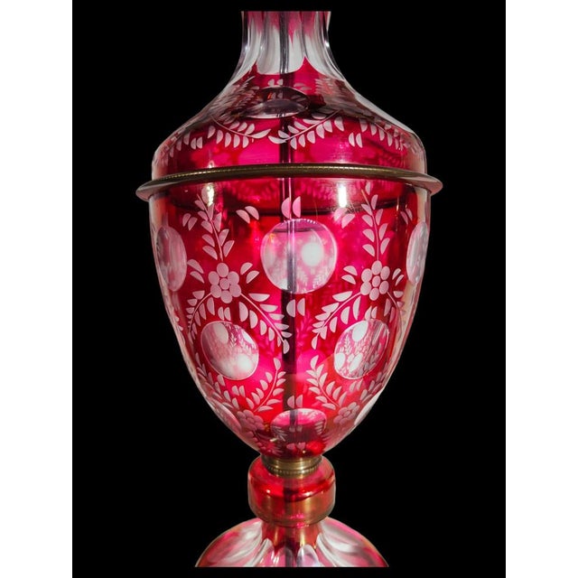 Table Lamps in Cut Glass, 1900s, Set of 2 For Sale - Image 13 of 16