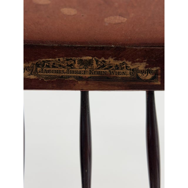 Antique Art Nouveau Side Table by Gustav Siegel for Jacob & Josef Kohn, 1890s For Sale - Image 5 of 18