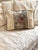 Shabby Chic Abc Carpet & Home Vintage Tapestry Velvet Rose Pillow - 20" X 13" For Sale - Image 3 of 6