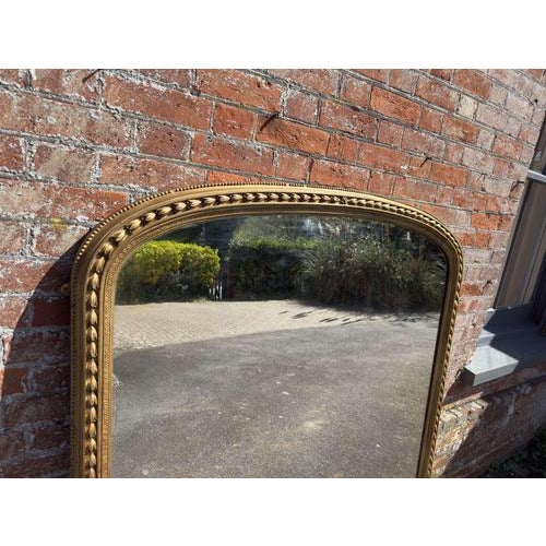 W: 138cm (54.3")h: 151cm (59.4")d: 6cm (2.4") a spectualar large antique english 19th century carved wood & gesso arched...