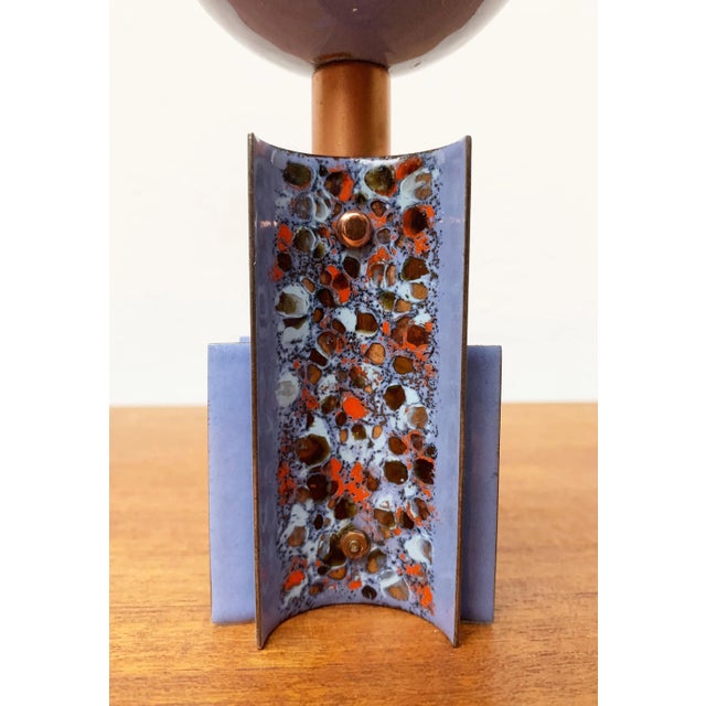 Vintage Enamel Candleholder For Sale - Image 18 of 18