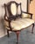 Pair of Art Nouveau Large Armchairs in Walnut For Sale - Image 4 of 9