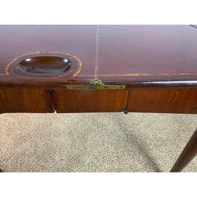 George 11 Concertina Card Table For Sale - Image 9 of 17