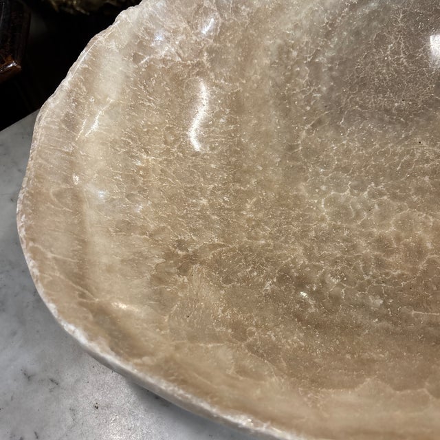 Early 21st Century Onyx Bowl With Speckles For Sale - Image 5 of 12