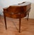 Wood 1930s English Regency Mahogany Inlaid & Leather Top Carlton Writing Desk For Sale - Image 7 of 18