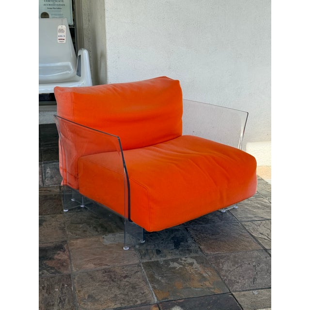 Kartell Piero Lissoni for Kartell Pop Outdoor Armchair, Orange For Sale - Image 4 of 13