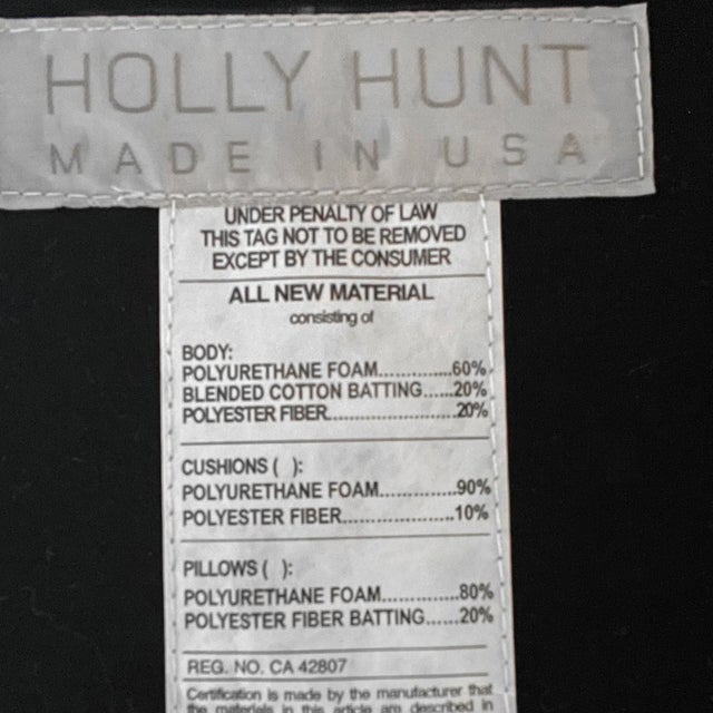 Holly Hunt Modern Spear Sofa For Sale - Image 9 of 11